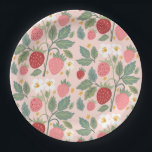 Berry First Strawberry Bouquet Birthday  Paper Plates<br><div class="desc">Berry First Strawberry Bouquet Birthday</div>
