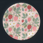 Berry First Strawberry Bouquet Birthday  Paper Plates<br><div class="desc">Berry First Strawberry Bouquet Birthday</div>
