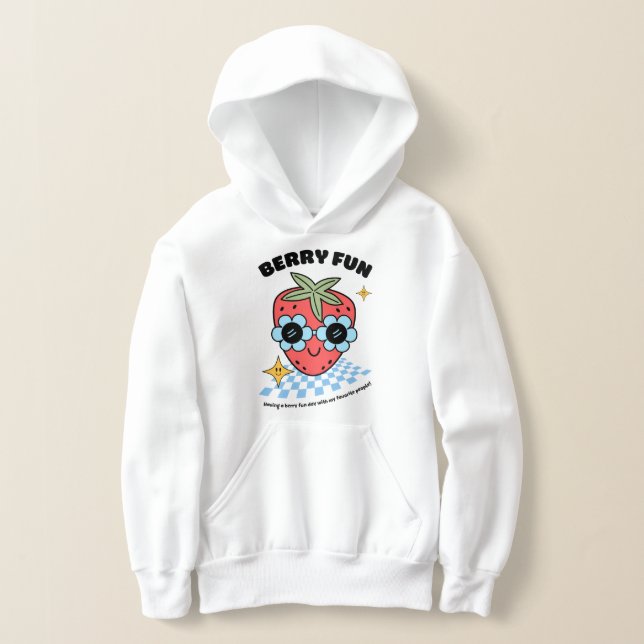 Berry fun hoodie (Laydown)