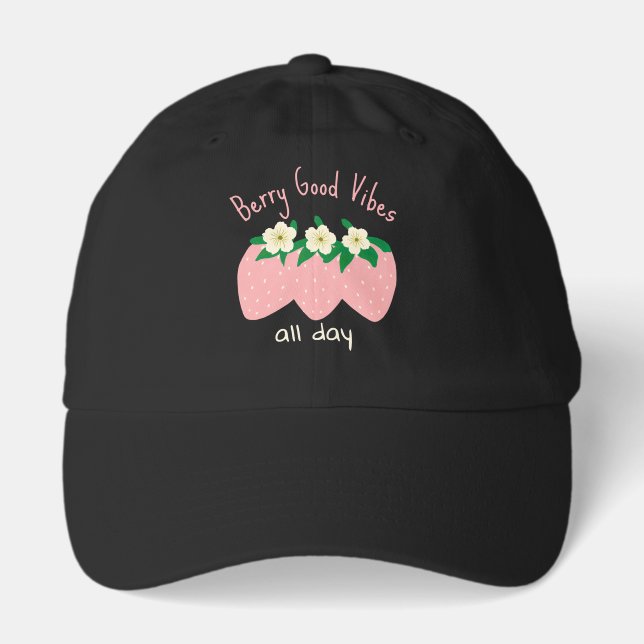 Berry Good Vibes All Day Hat (Front)