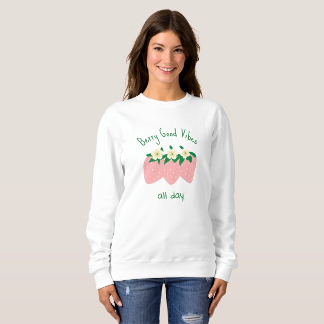 Berry Good Vibes All Day Sweatshirt (Front Full)