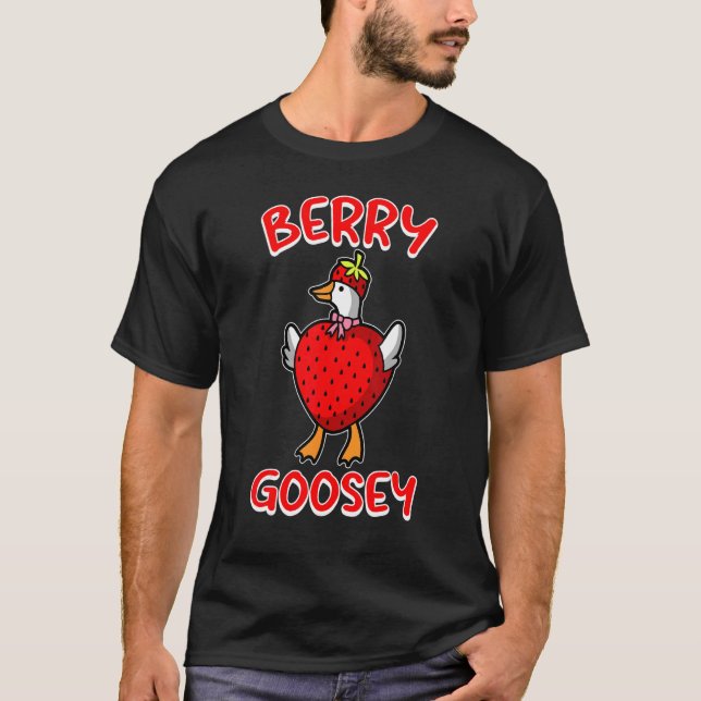 Berry Goosey Goose T-Shirt (Front)
