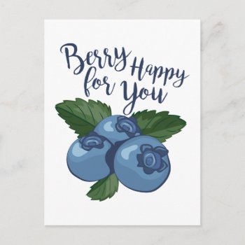 Berry Happy Postcard by Windmilldesigns at Zazzle