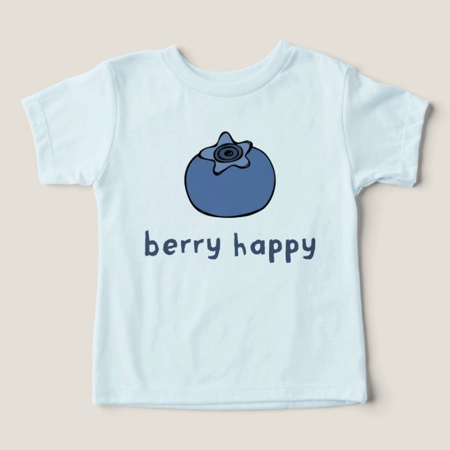 Berry Happy Toddler T-shirt (Design Front)