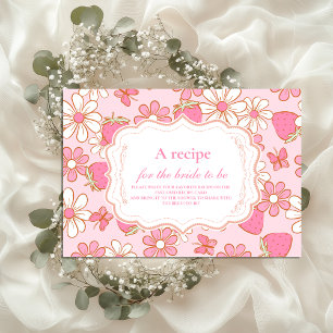 Berry in Bloom Bridal Shower Enclosure Card