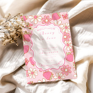 Berry in Bloom Bridal Shower Invitation