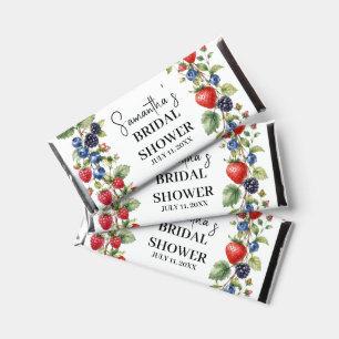 Berry in Love Berries Strawberry Bridal Shower Hershey Bar Favors