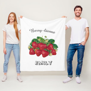 Berry-licous Fleece Blanket