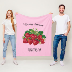 Berry-licous Fleece Blanket