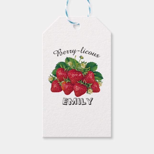 Berry-licous Gift Tags (Front)
