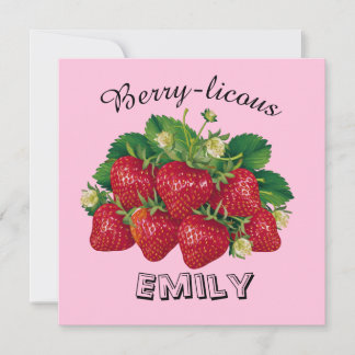 Berry-licous Invitation