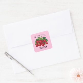 Berry-licous Square Sticker