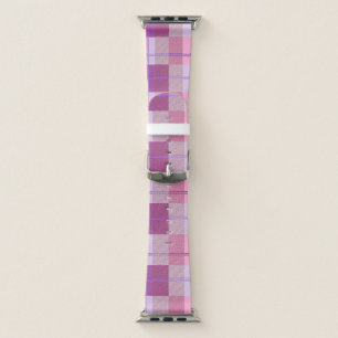 Berry Magenta Plaid Apple Watch Band Strap
