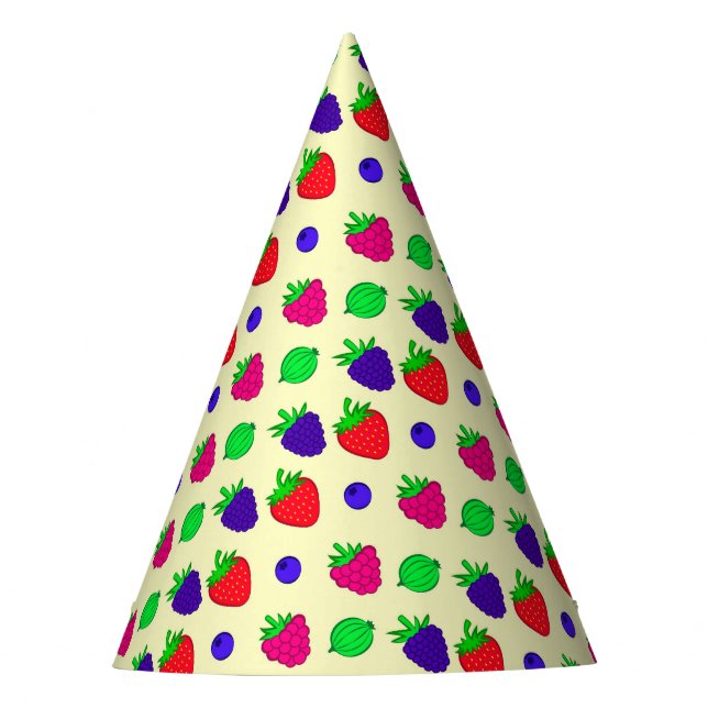 Berry mix party hat (Front)