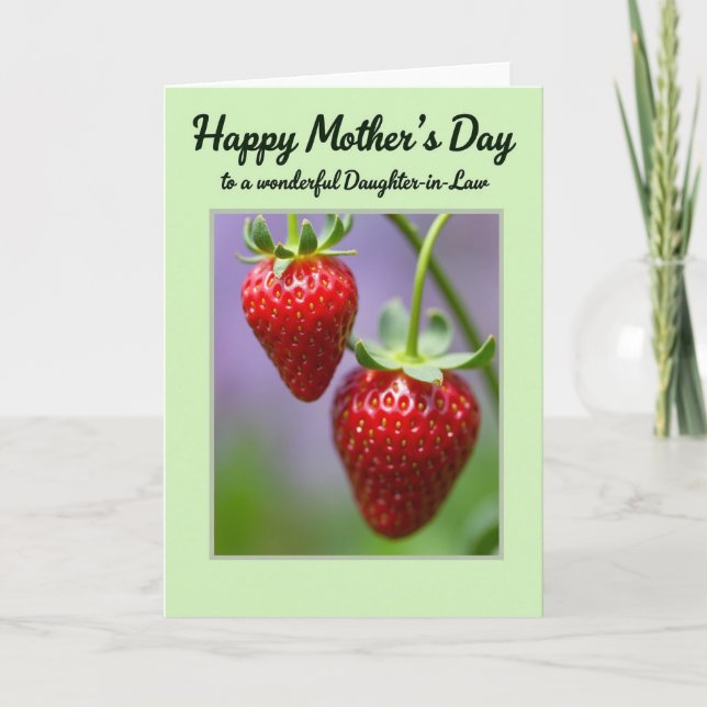 Berry Mothers Day Daughter Card (Front)