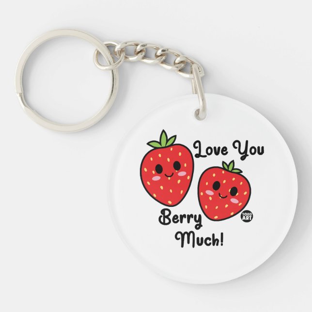 berry much keychain (Front)