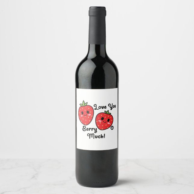berry much wine label (Front)