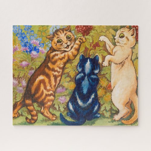 Berry Picking by Louis Wain Jigsaw Puzzle