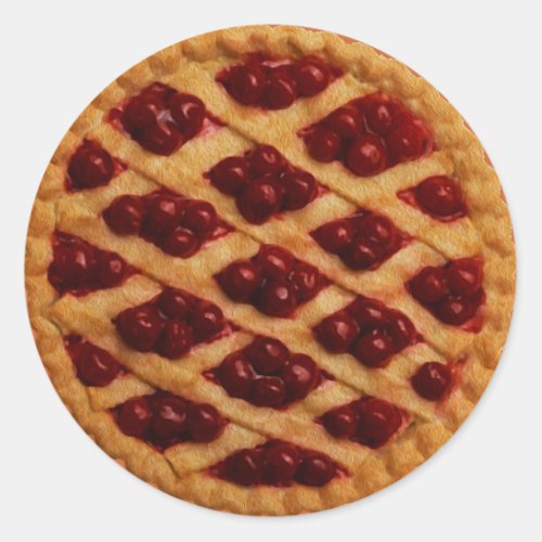 Berry Pie Classic Round Sticker