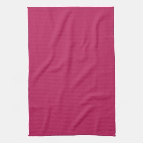 Berry Pink Personalized Trend Color Background Kitchen Towel