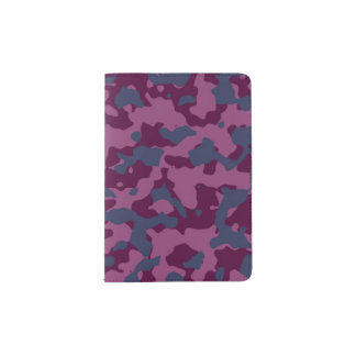 Berry Pretty Camouflage Passport Holder