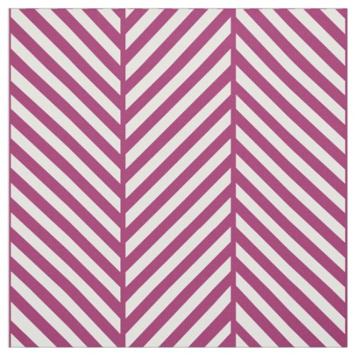 Berry Purple Herringbone Large Scale Fabric