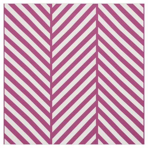 Berry Purple Herringbone Large Scale Fabric