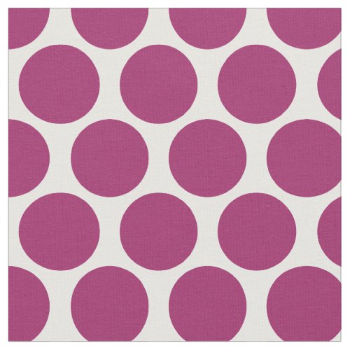 Berry Purple Mod Dots Fabric