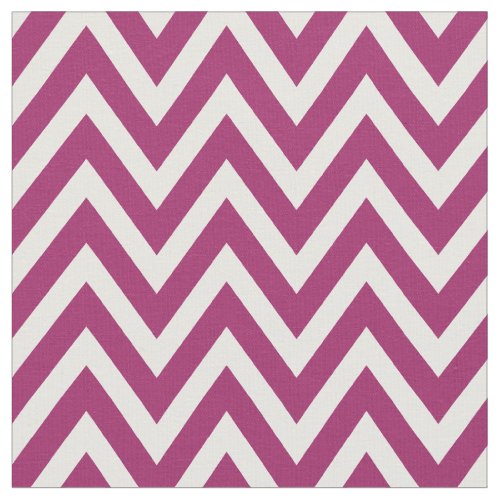 Berry Purple Modern Chevron Stripes Fabric