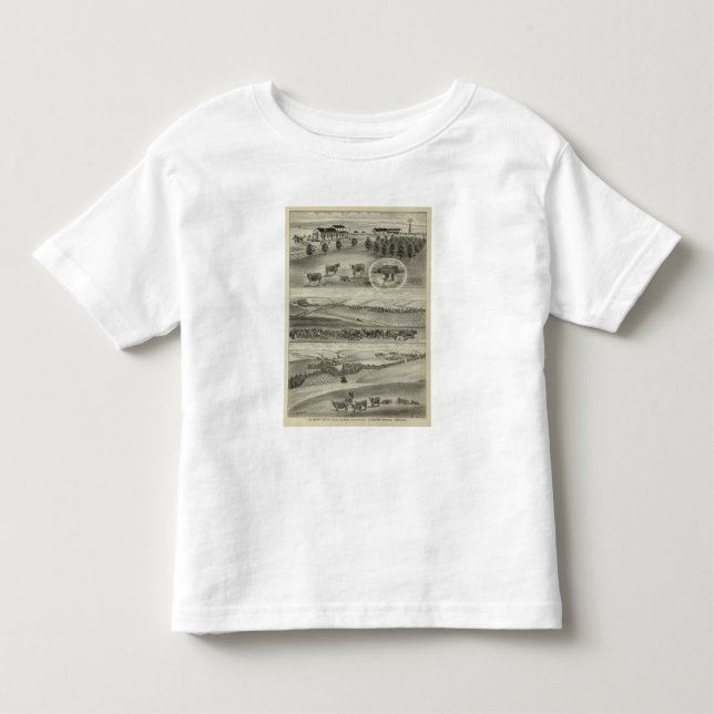 Berry Ranch, Chase and Morris Counties, Kansas Toddler T-shirt (Front)
