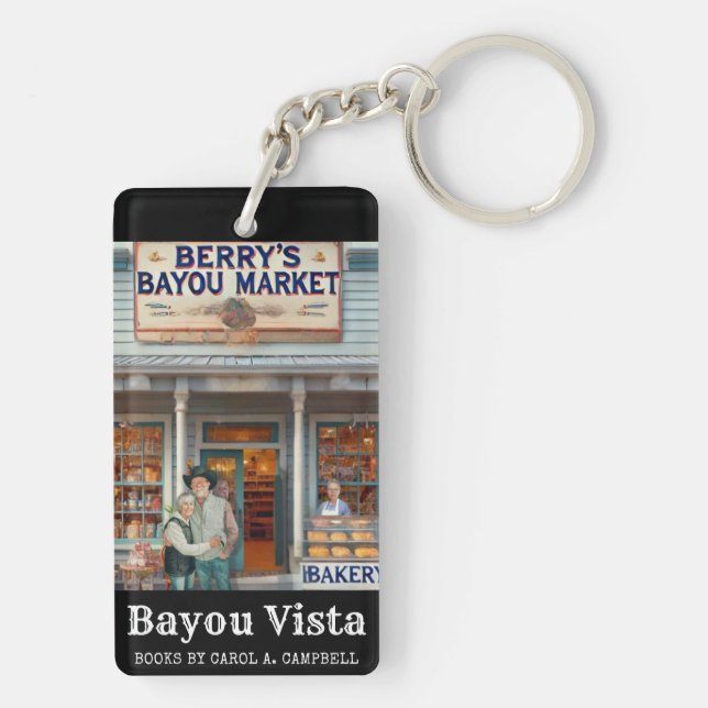 Berry’s Bayou Market – Southern Psychos Collection Keychain (Back)