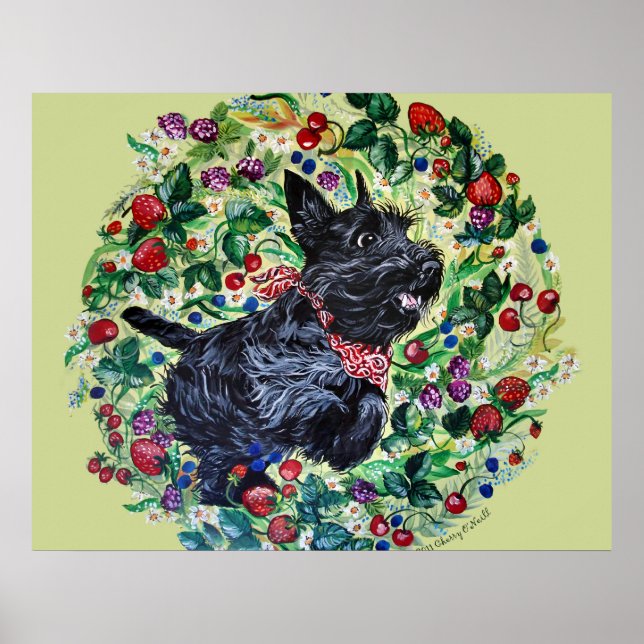 Berry Scottish Terrier! Poster (Front)