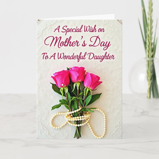 Berry Script Mothers Day Card (Front)