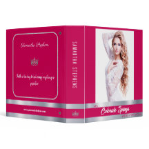 Berry Shine Custom Pageant Notebook