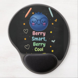 Berry Smart, Berry Cool – Cute Blueberry Gel Mouse Pad