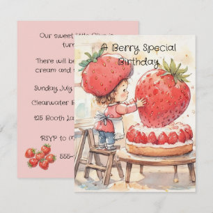 Berry Special Birthday Digital Download Invitation