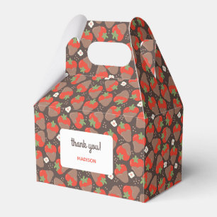 Berry Special Dipped Strawberries - Cacao Favor Boxes