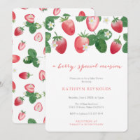 Berry Special Occasion Strawberry Baby Shower