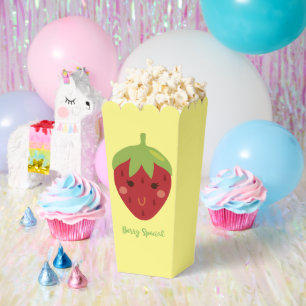 Berry Special Smiling Strawberry Favor Boxes