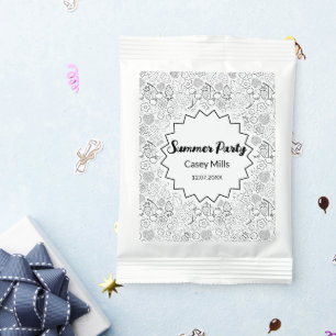 Berry Strawberry Cherry Black Hand drawn Modern. Margarita Drink Mix
