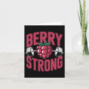 Berry Strong - Fitness Weightlifting Bodybuilding Card