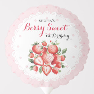 Berry Sweet 1st Birthday balloon