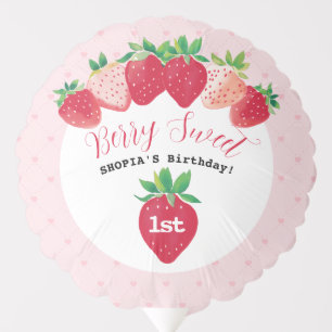 Berry Sweet 1st Birthday Balloon