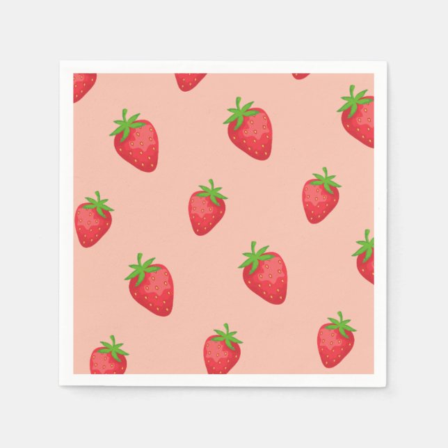 berry sweet baby shower baby shower invitation napkins (Front)