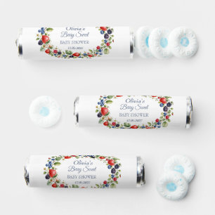 Berry Sweet Baby Shower Blueberry Baby Girl Boy Breath Savers® Mints
