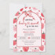 Berry Sweet Baby Shower Coquette Pink Strawberry Invitation