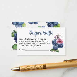 Berry Sweet Baby Shower Enclosure Card
