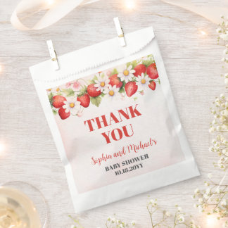 Berry Sweet Baby Shower Favor Bag