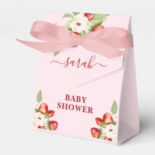 Berry Sweet Baby Shower Favor Boxes