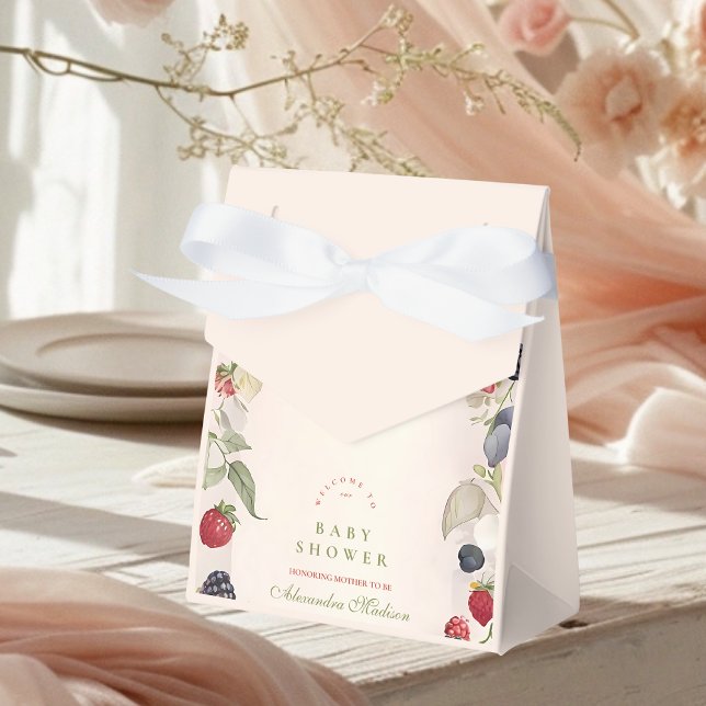  Berry Sweet Baby Shower Favor Boxes (Creator Uploaded)